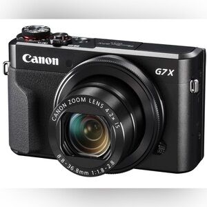 Canon G7X Compact Black Camera MARK II (LIGHTLY USED)